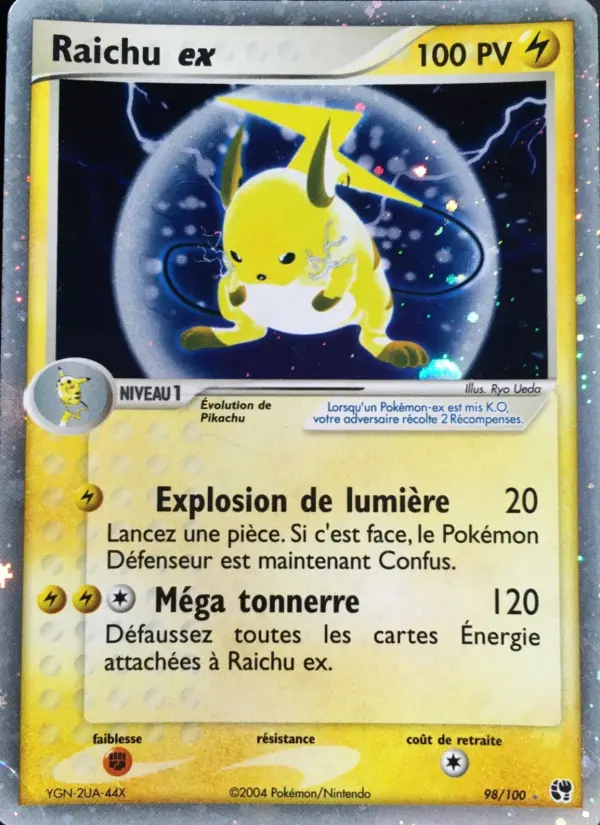 Raichu ex - EX Tempête de sable 98/ex2